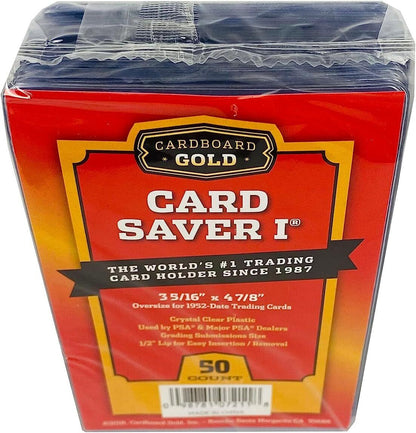 2000ct Card Saver 1 - Full Case - PSA Grading Card Submissions Semi Rigid Holders - Columbia Hobby - Sports Card Boxes - Toploaders - Card Savers