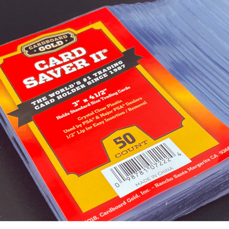 2000ct Cardboard Gold Card Saver 2 Semi - rigid Card Holders II Case - Columbia Hobby - Sports Card Boxes - Toploaders - Card Savers