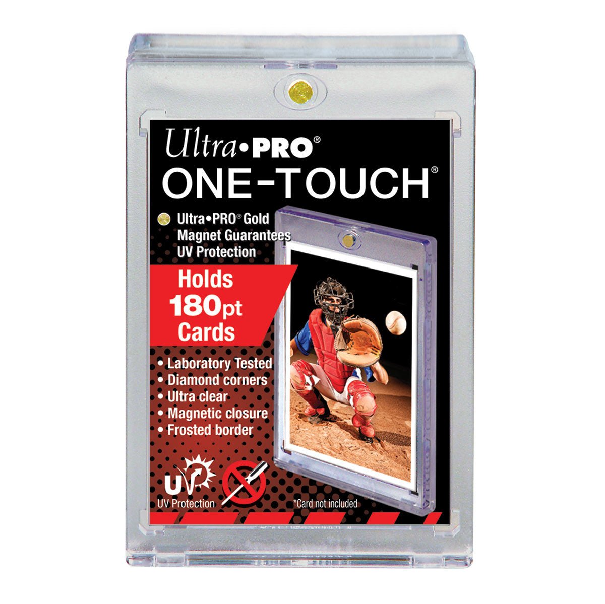 200ct Case One Touch UV Magnetic Card Holders - 180pt Size - Columbia Hobby - Sports Card Boxes - Toploaders - Card Savers