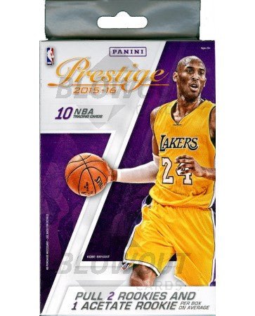 2015 - 16 Panini Prestige Basketball Hanger Pack Box - Columbia Hobby - Sports Card Boxes - Toploaders - Card Savers