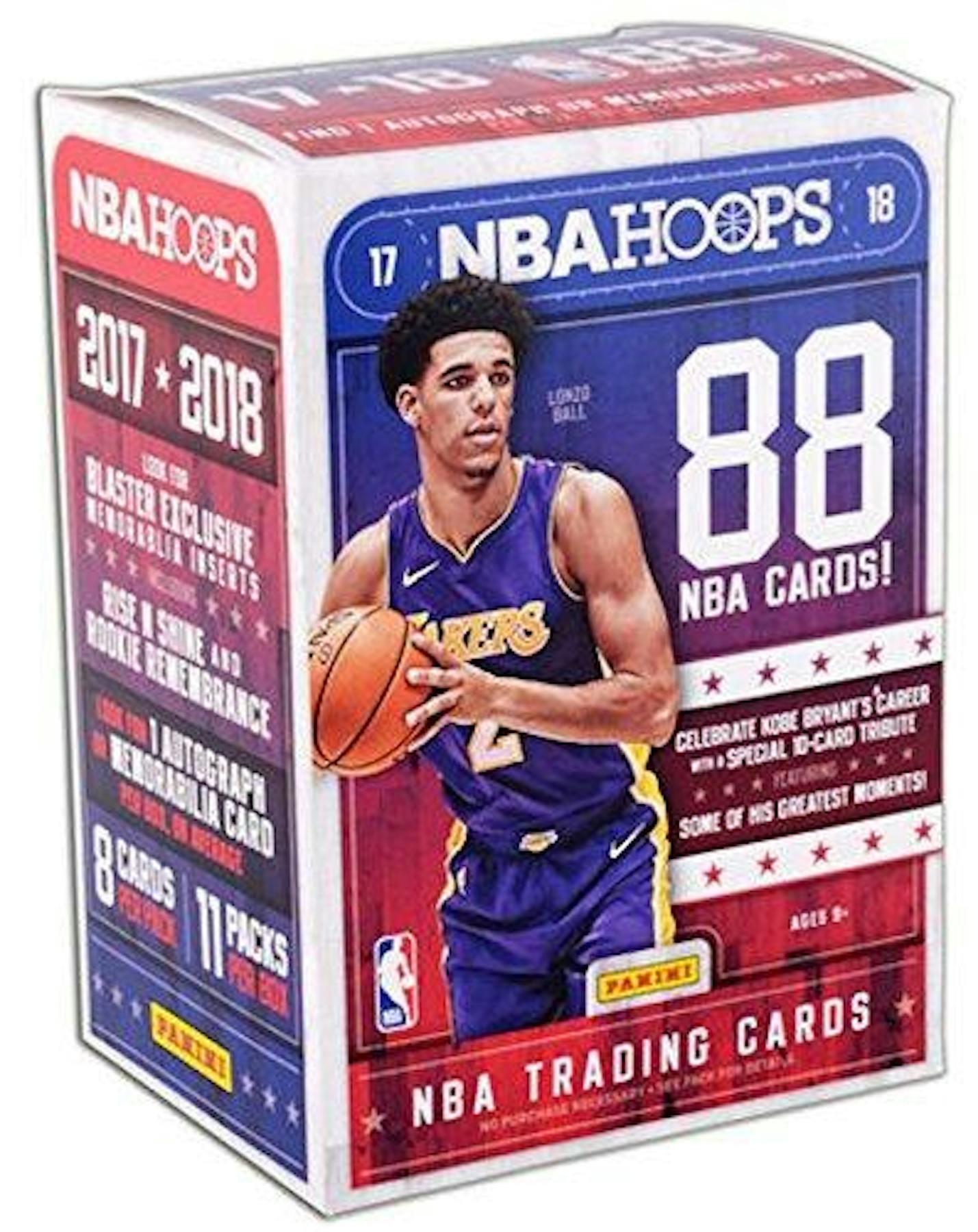 2017 - 18 Panini Hoops Basketball 11 - Pack Blaster Box - Columbia Hobby - Sports Card Boxes - Toploaders - Card Savers