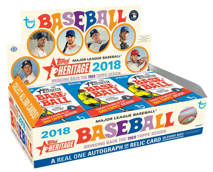 2018 Topps Heritage Baseball Hobby Box product photo 2 | Columbia Sports Cards