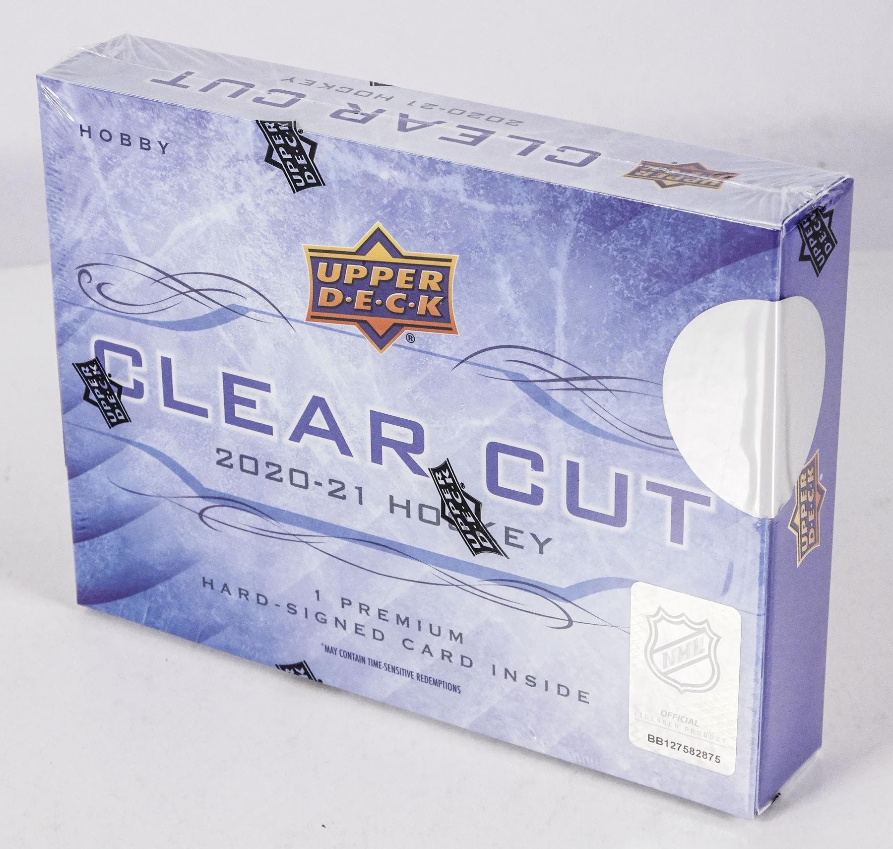 2020 - 21 Upper Deck Clear Cut Hockey Hobby Box - Columbia Hobby - Sports Card Boxes - Toploaders - Card Savers