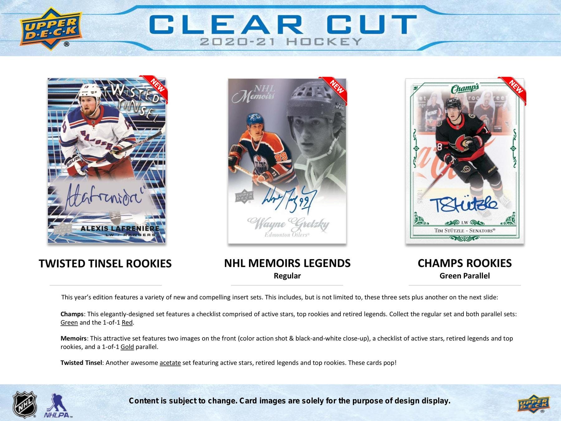 2020 - 21 Upper Deck Clear Cut Hockey Hobby Box - Columbia Hobby - Sports Card Boxes - Toploaders - Card Savers