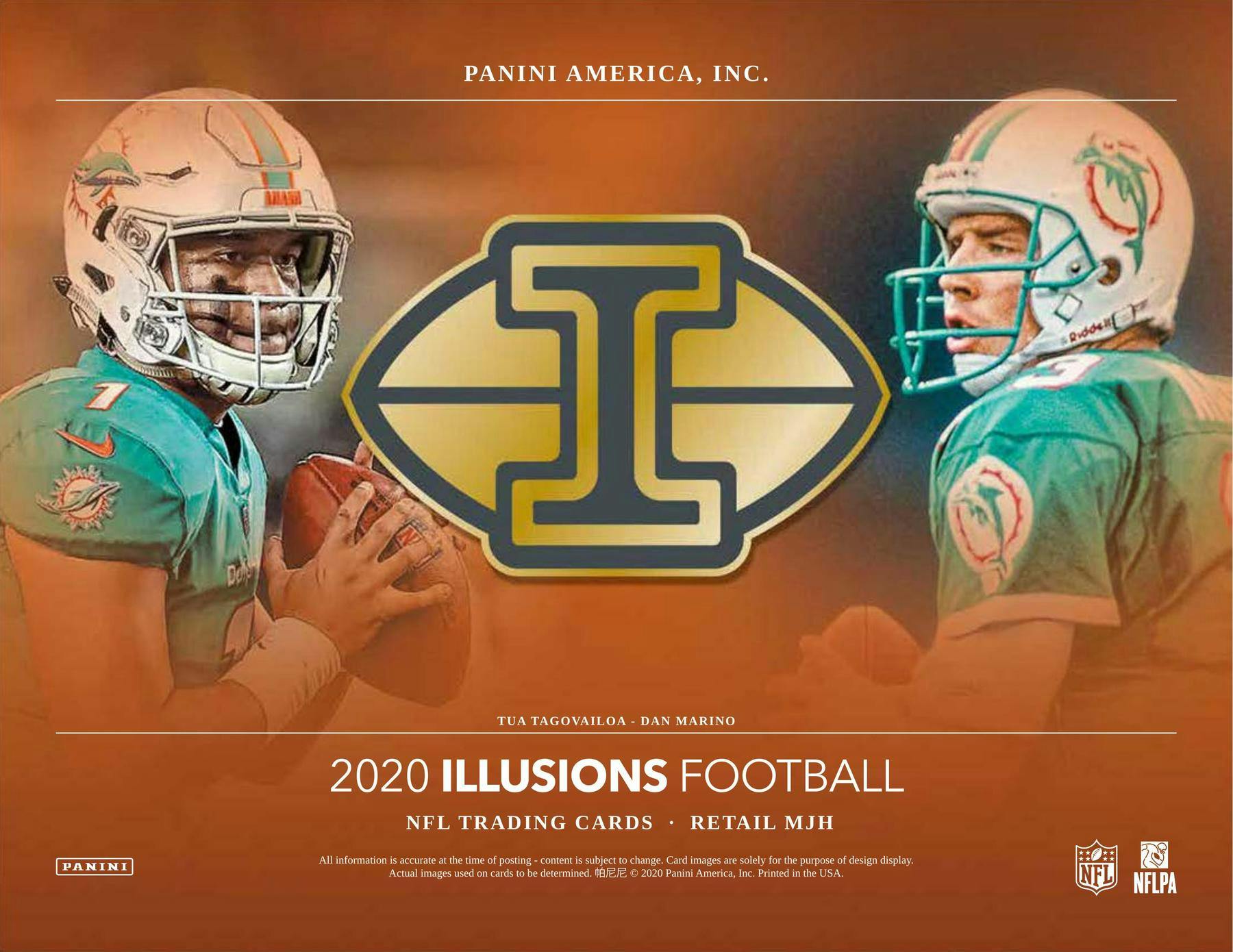 2020 Panini Illusions Football Mega Box - Columbia Hobby - Sports Card Boxes - Toploaders - Card Savers