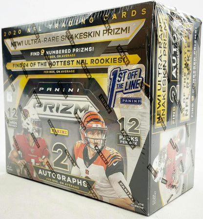 2020 Panini Prizm Football 1st Off The Line FOTL Hobby Box - Columbia Hobby - Sports Card Boxes - Toploaders - Card Savers