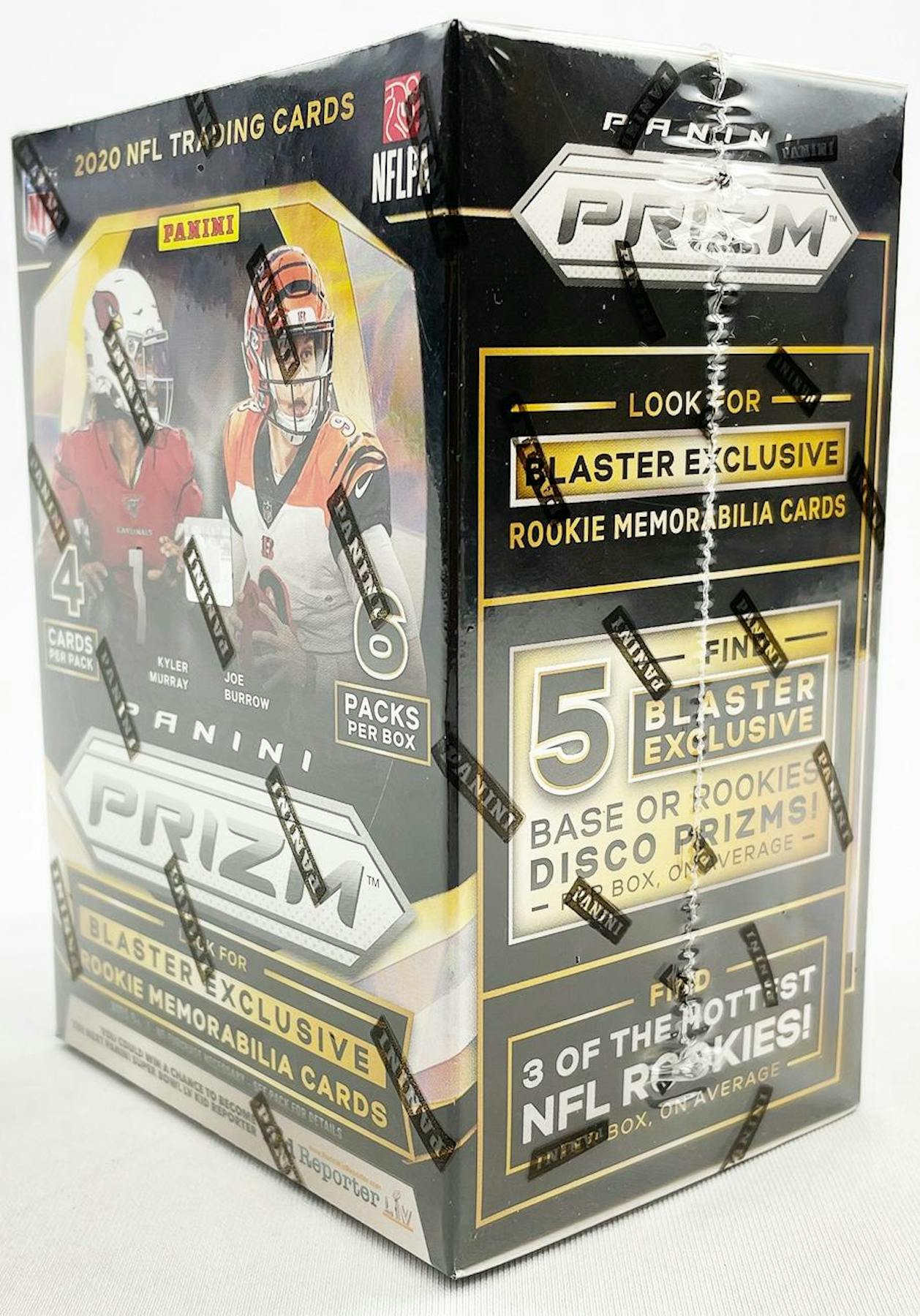 2020 Panini Prizm Football 6 - Pack Blaster Box (Disco Prizms) - Columbia Hobby - Sports Card Boxes - Toploaders - Card Savers