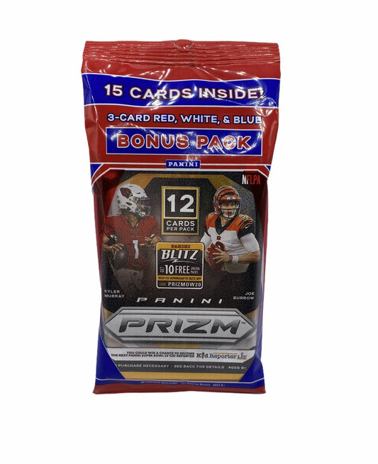 2020 Panini Prizm Football Cello / Multi Pack - Columbia Hobby - Sports Card Boxes - Toploaders - Card Savers