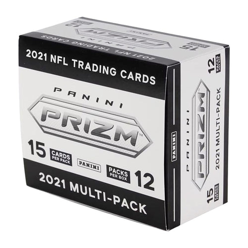 2020 Panini Prizm Football Cello Multi Fat Pack 12-Pack Box
2020 Panini Prizm Football Red White and Blue Prizm parallel card
2020 Panini Prizm Football Silver Prizm parallel card
2020 Panini Prizm Football Green Prizm parallel card
2020 Panini Prizm Football Justin Herbert rookie card
2020 Panini Prizm Football Joe Burrow rookie card
2020 Panini Prizm Football Jalen Hurts rookie card
2020 Panini Prizm Football Justin Jefferson rookie card
2020 Panini Prizm Football rookie autograph card