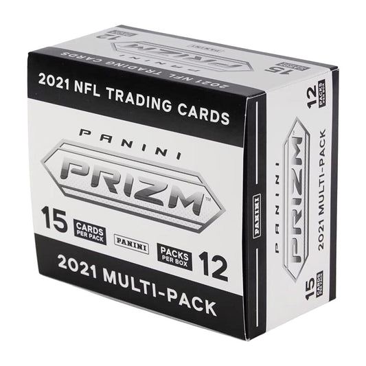 2020 Panini Prizm Football Cello Multi Fat Pack 12-Pack Box
2020 Panini Prizm Football Red White and Blue Prizm parallel card
2020 Panini Prizm Football Silver Prizm parallel card
2020 Panini Prizm Football Green Prizm parallel card
2020 Panini Prizm Football Justin Herbert rookie card
2020 Panini Prizm Football Joe Burrow rookie card
2020 Panini Prizm Football Jalen Hurts rookie card
2020 Panini Prizm Football Justin Jefferson rookie card
2020 Panini Prizm Football rookie autograph card