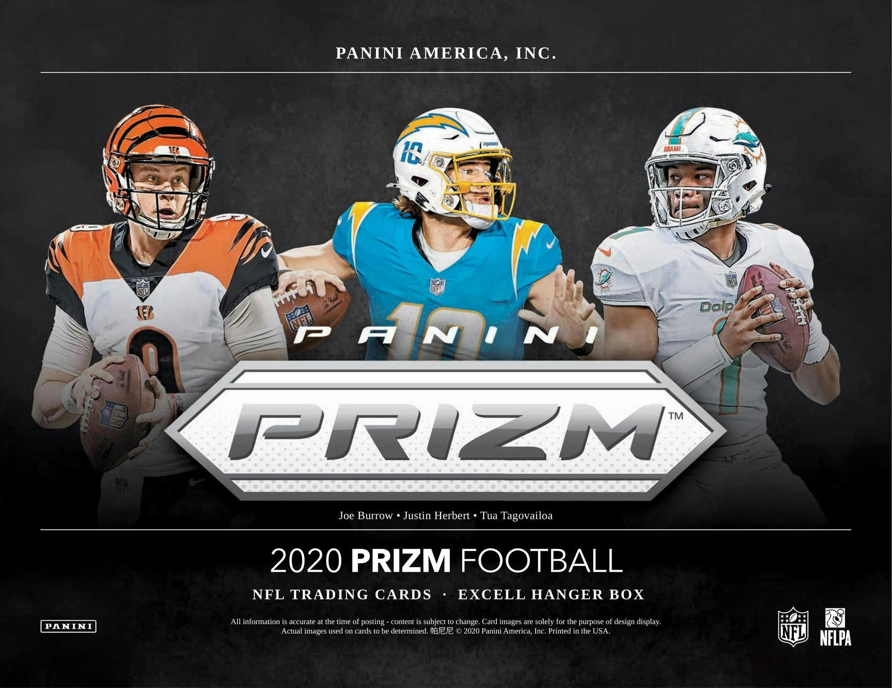 2020 Panini Prizm Football Hanger 10 - Card Box (Light Blue Prizms) - Columbia Hobby - Sports Card Boxes - Toploaders - Card Savers