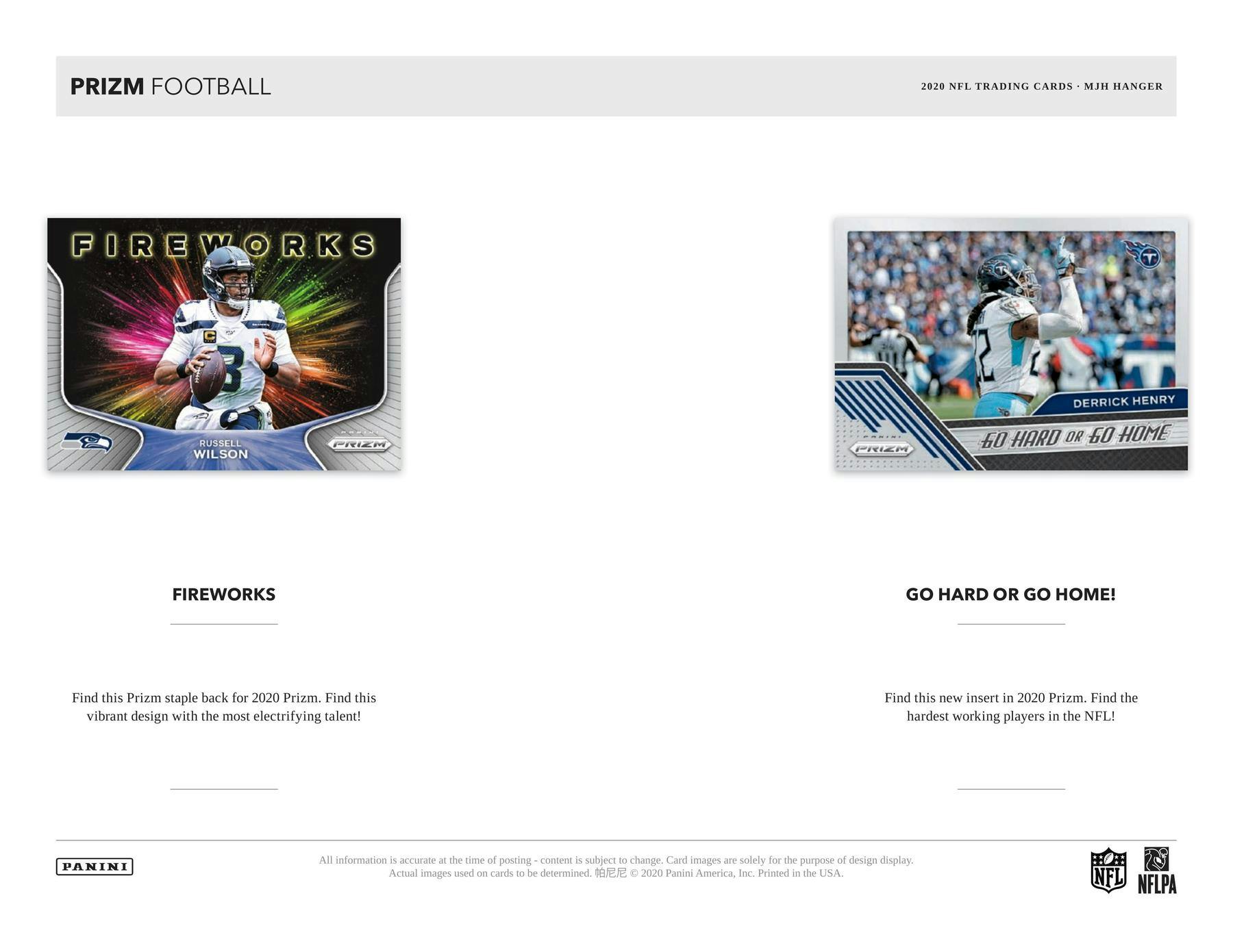 2020 Panini Prizm Football Hanger 20 - Card Box (Red Ice Prizms) - Columbia Hobby - Sports Card Boxes - Toploaders - Card Savers