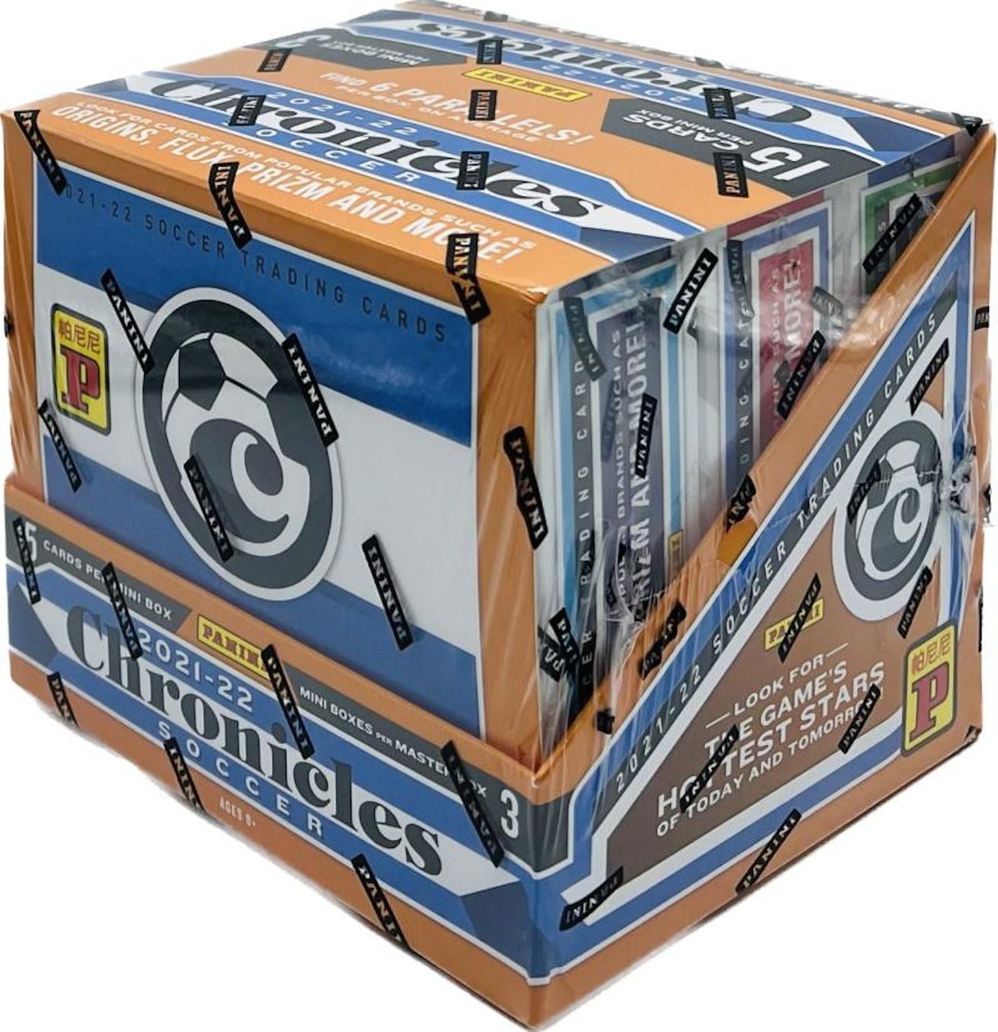 2021 - 22 Panini Chronicles Soccer Asia Tmall - Columbia Hobby - Sports Card Boxes - Toploaders - Card Savers