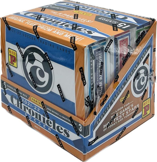 2021 - 22 Panini Chronicles Soccer Asia Tmall - Columbia Hobby - Sports Card Boxes - Toploaders - Card Savers
