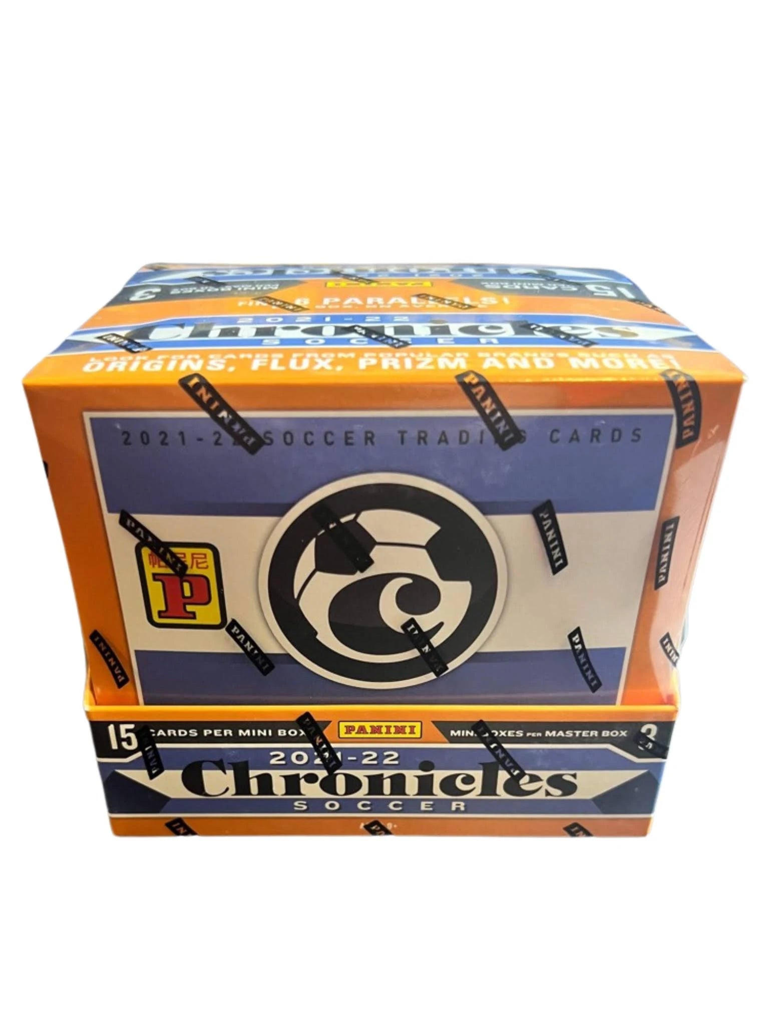 2021 - 22 Panini Chronicles Soccer Asia Tmall - Columbia Hobby - Sports Card Boxes - Toploaders - Card Savers