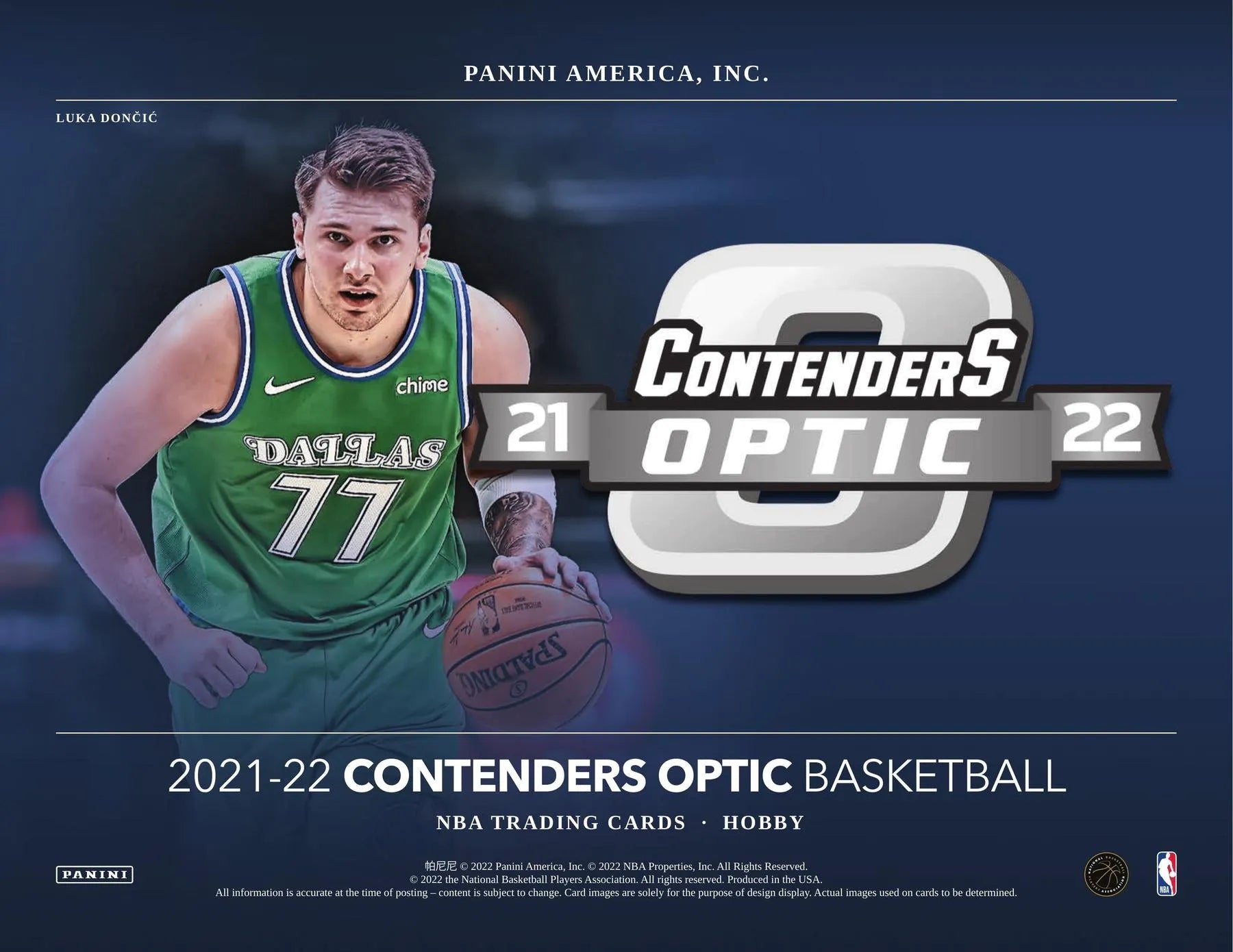 2021 - 22 Panini Contenders Optic Basketball Hobby Box - Columbia Hobby - Sports Card Boxes - Toploaders - Card Savers