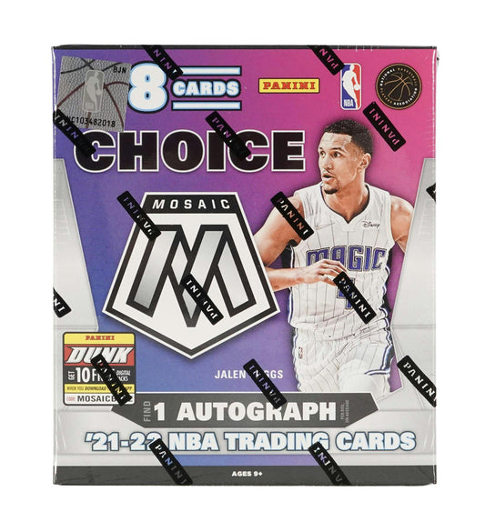 2021 - 22 Panini Mosaic Basketball Choice Box - Columbia Hobby - Sports Card Boxes - Toploaders - Card Savers