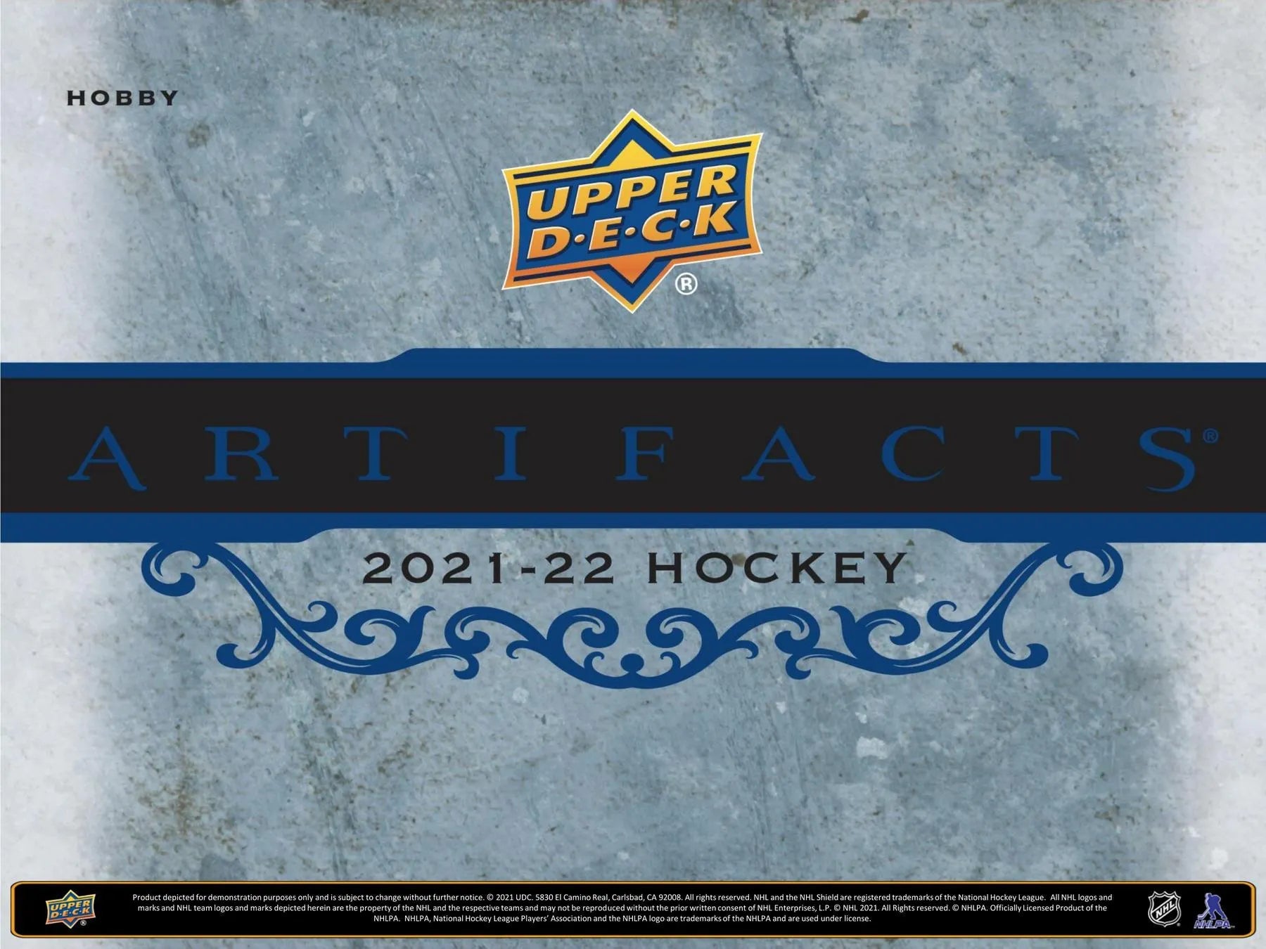2021 - 22 Upper Deck Artifacts Hockey Hobby Box - Columbia Hobby - Sports Card Boxes - Toploaders - Card Savers