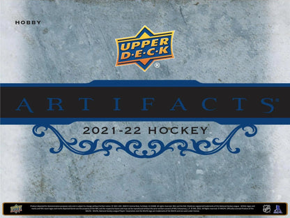 2021 - 22 Upper Deck Artifacts Hockey Hobby Box - Columbia Hobby - Sports Card Boxes - Toploaders - Card Savers