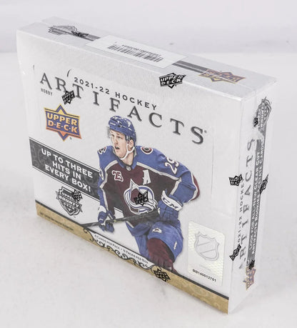 2021 - 22 Upper Deck Artifacts Hockey Hobby Box - Columbia Hobby - Sports Card Boxes - Toploaders - Card Savers