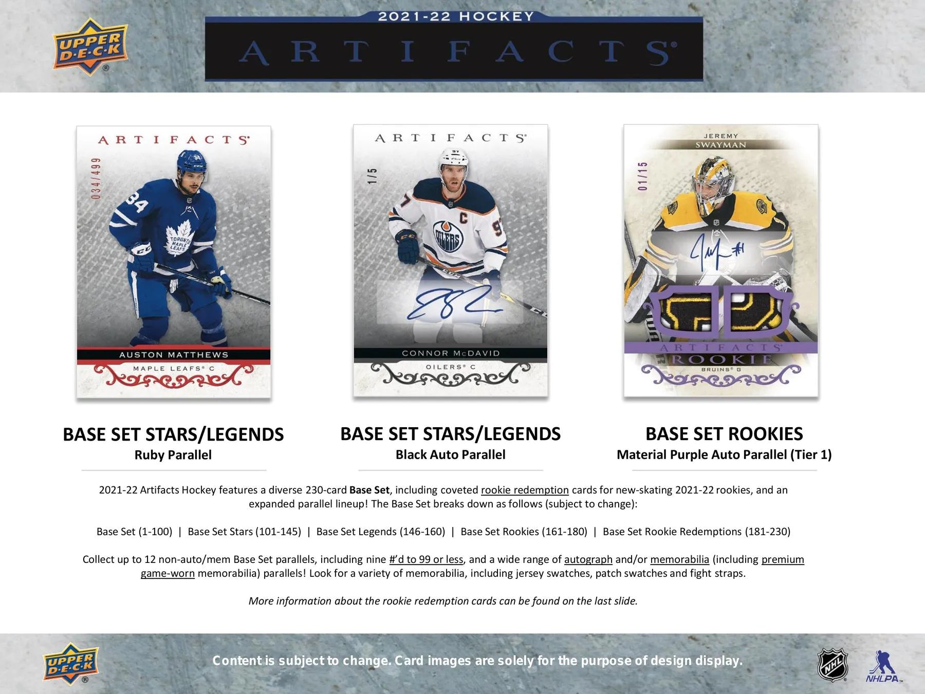 2021 - 22 Upper Deck Artifacts Hockey Hobby Box - Columbia Hobby - Sports Card Boxes - Toploaders - Card Savers