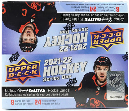 2021 - 22 Upper Deck Hockey Series One Retail Box - Columbia Hobby - Sports Card Boxes - Toploaders - Card Savers