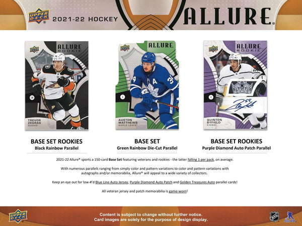 2021/22 Upper Deck Allure Hockey Hobby Box