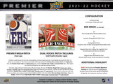 2021/22 Upper Deck Premier Hockey Hobby Box