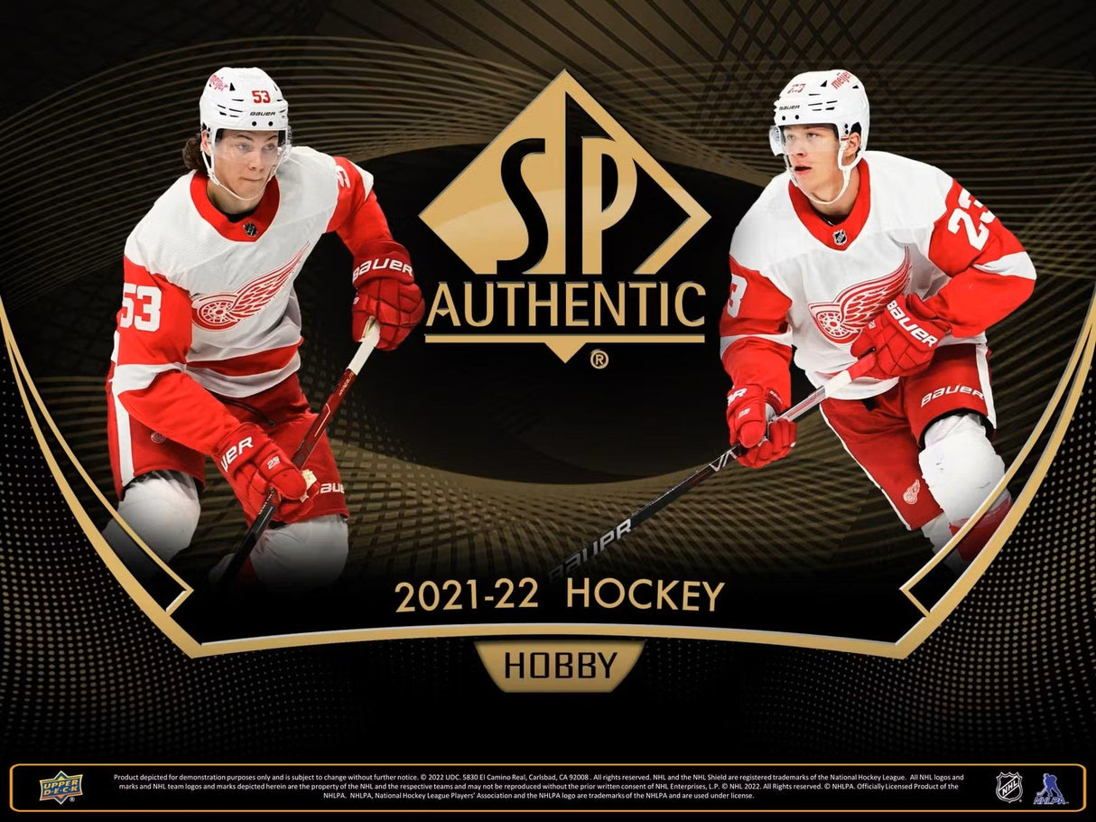 2021-22 Upper Deck SP Authentic Hockey Hobby Box