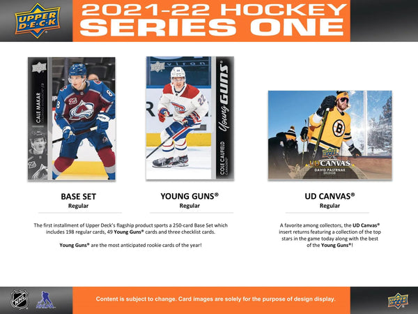 2021-22 Upper Deck Hockey Series One Retail Box