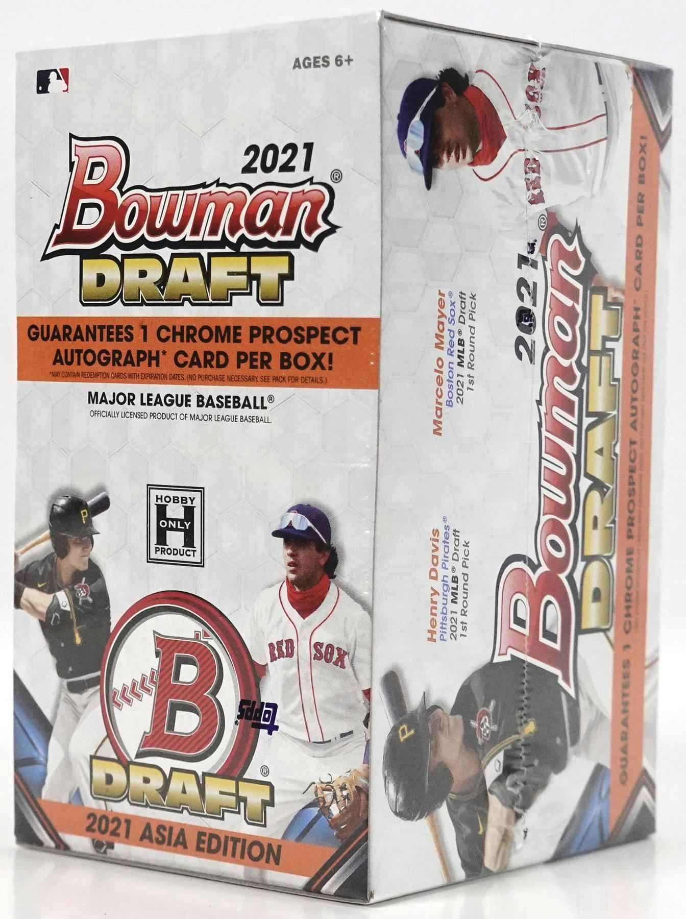 2021 Bowman Draft Baseball Asia Exclusive Hobby Box - Columbia Hobby - Sports Card Boxes - Toploaders - Card Savers