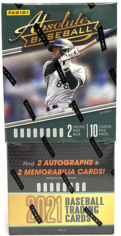 2021 Panini Absolute Baseball Hobby Box - Columbia Hobby - Sports Card Boxes - Toploaders - Card Savers