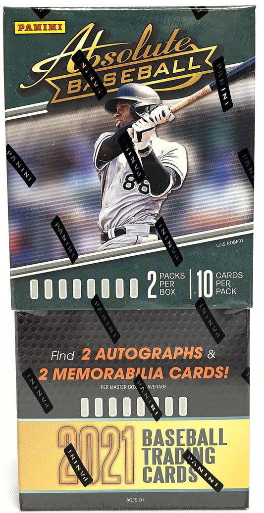 2021 Panini Absolute Baseball Hobby Box - Columbia Hobby - Sports Card Boxes - Toploaders - Card Savers