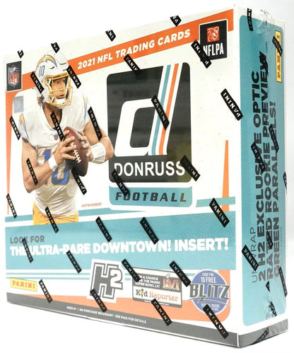 2021 Panini Donruss Football H2 Hobby Hybrid Box - Columbia Hobby - Sports Card Boxes - Toploaders - Card Savers