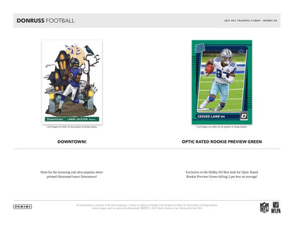 2021 Panini Donruss Football H2 Hobby Hybrid Box - Columbia Hobby - Sports Card Boxes - Toploaders - Card Savers