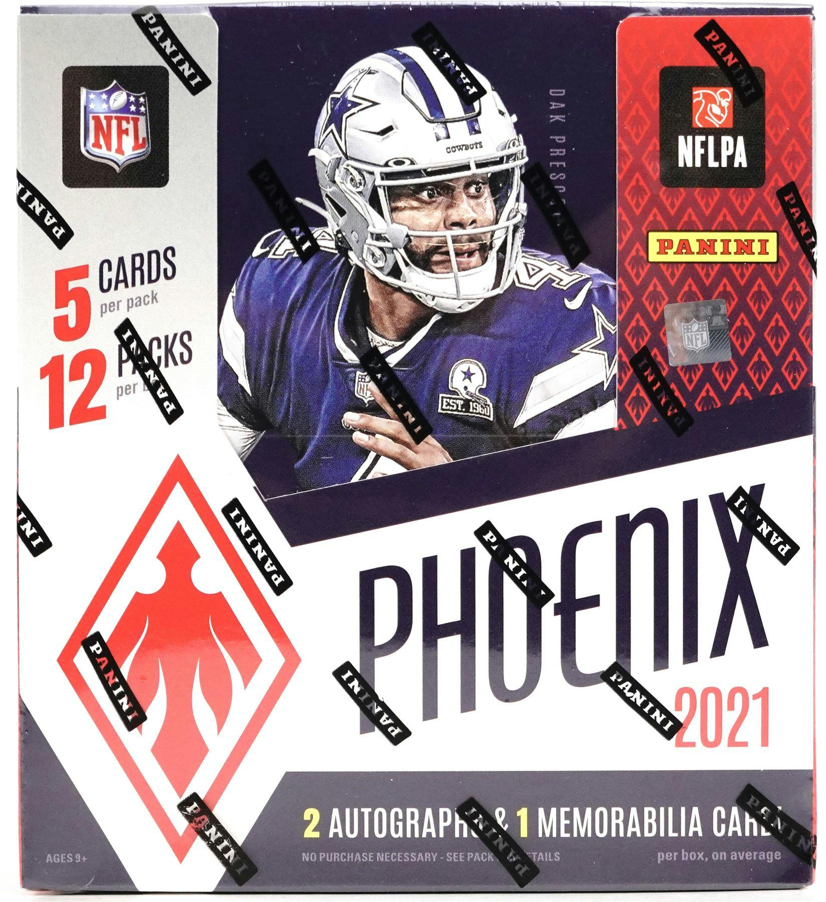 2021 Panini Phoenix Football Hobby Box - Columbia Hobby - Sports Card Boxes - Toploaders - Card Savers