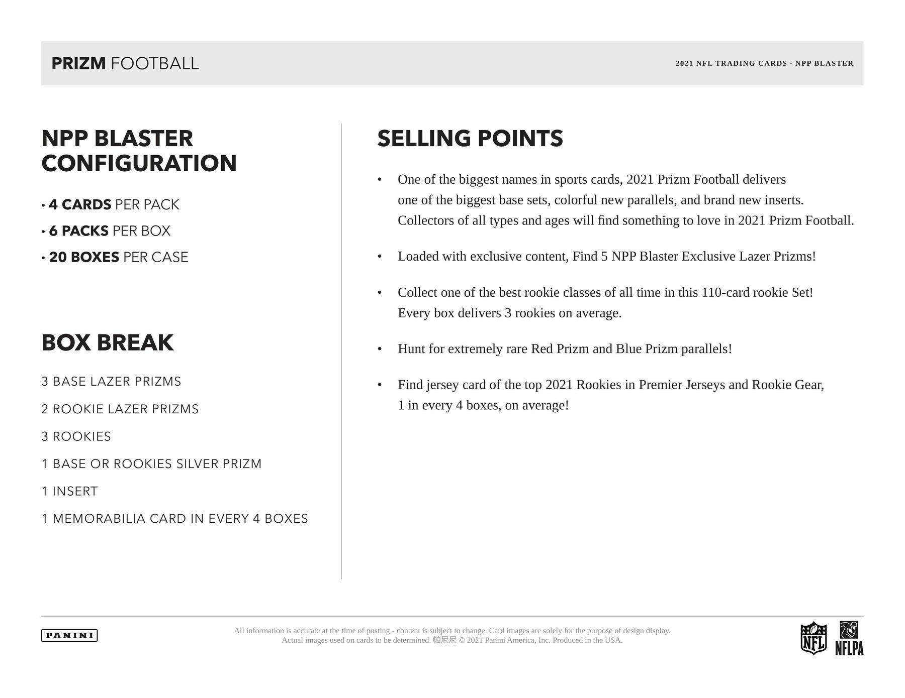 2021 Panini Prizm Football 6 - Pack Blaster Box (Disco Prizms!) - Columbia Hobby - Sports Card Boxes - Toploaders - Card Savers