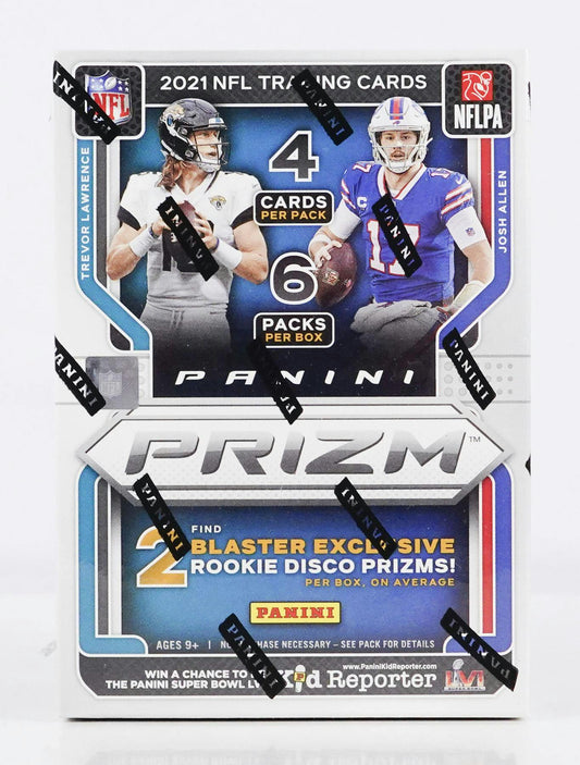 2021 Panini Prizm Football 6 - Pack Blaster Box (Disco Prizms!) - Columbia Hobby - Sports Card Boxes - Toploaders - Card Savers