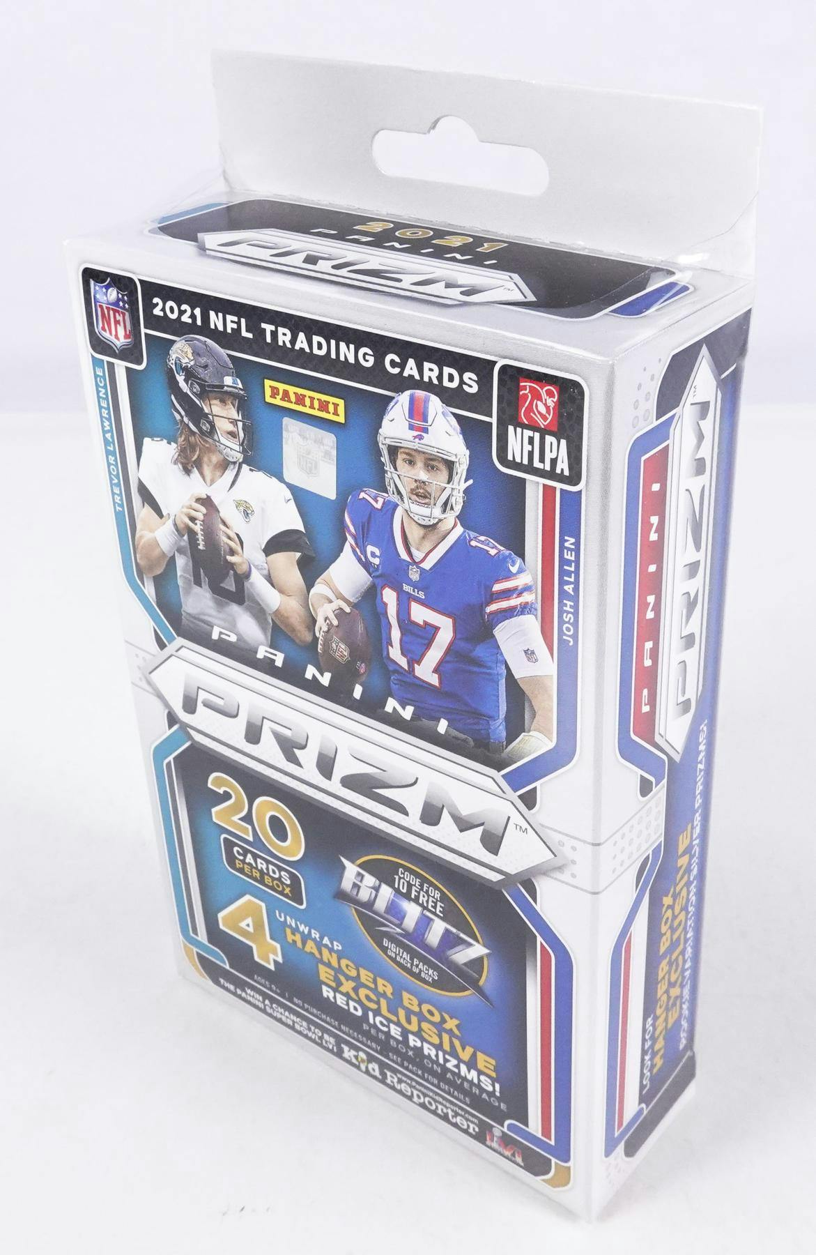 2021 Panini Prizm Football Hanger Box (Red Ice Prizms!) - Columbia Hobby - Sports Card Boxes - Toploaders - Card Savers