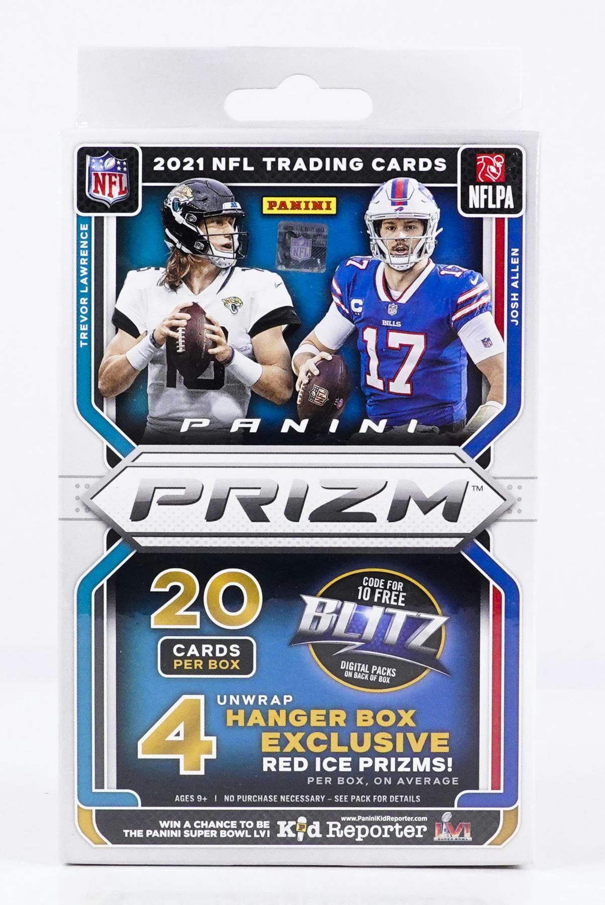 2021 Panini Prizm Football Hanger Box (Red Ice Prizms!) - Columbia Hobby - Sports Card Boxes - Toploaders - Card Savers