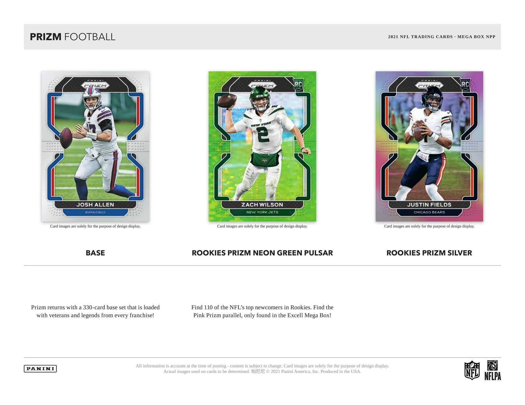 2021 Panini Prizm Football Mega Box (Neon Green Pulsar!) - Columbia Hobby - Sports Card Boxes - Toploaders - Card Savers