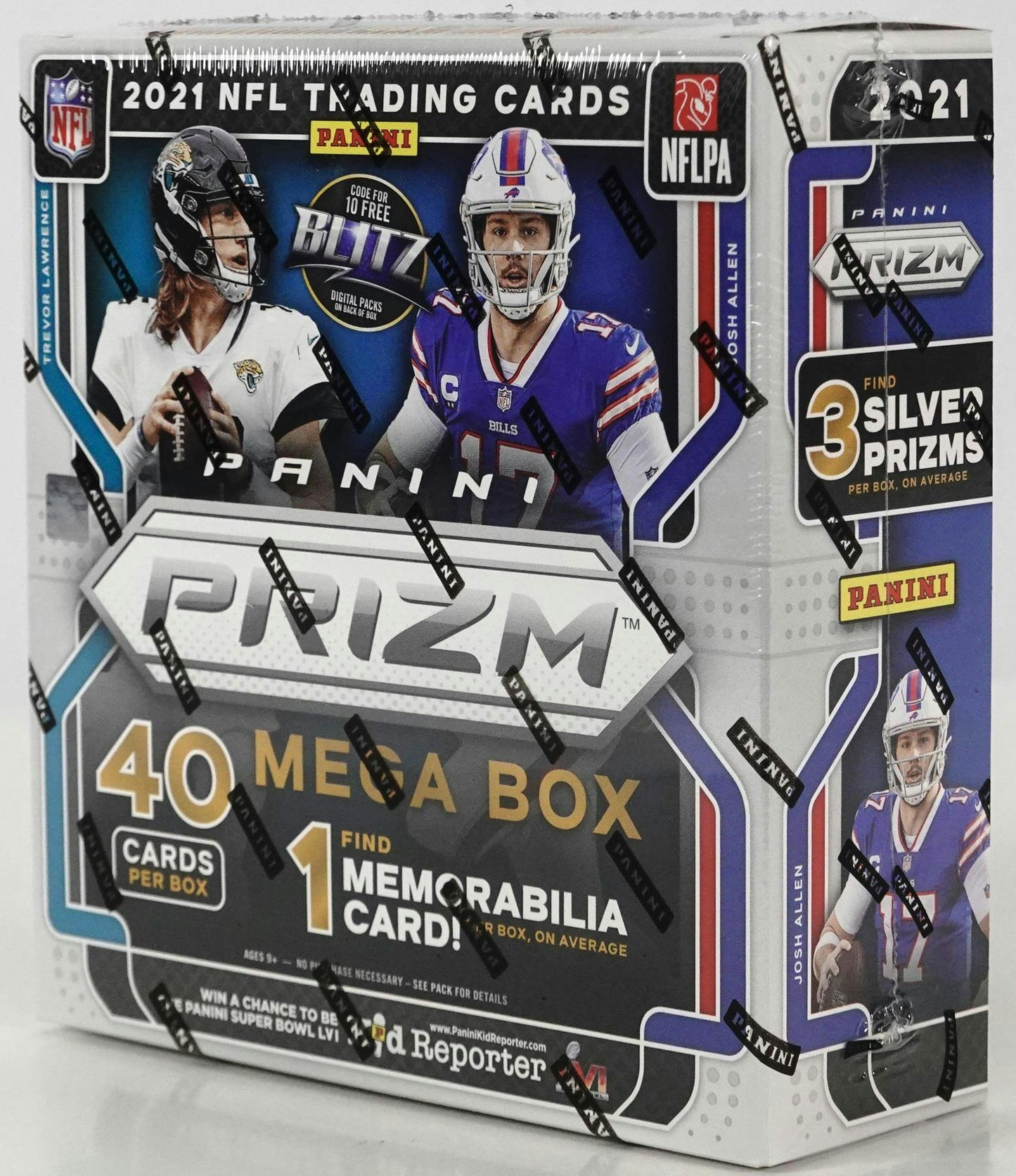 2021 Panini Prizm Football Mega Box (Neon Green Pulsar!) - Columbia Hobby - Sports Card Boxes - Toploaders - Card Savers