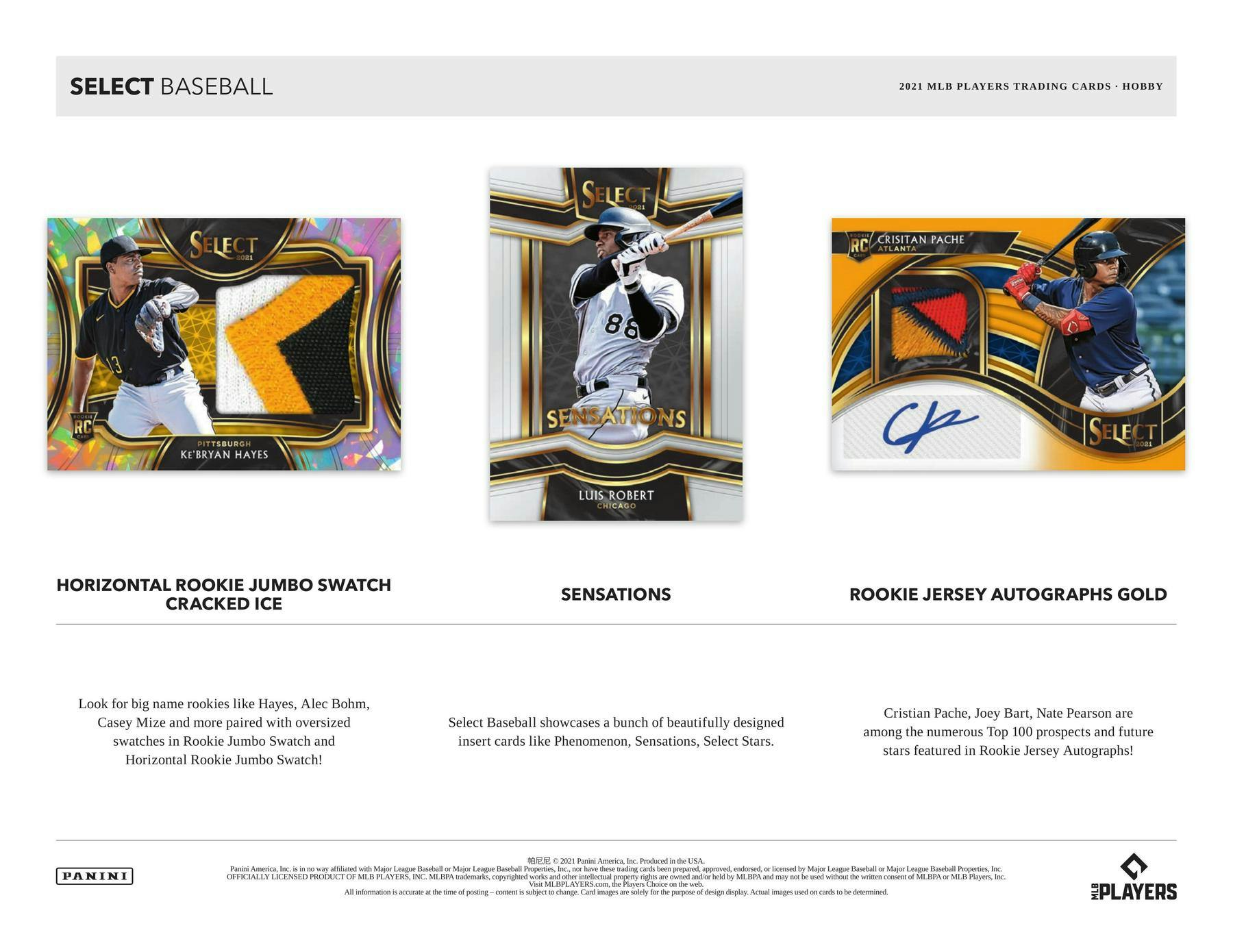 2021 Panini Select Baseball Hobby Box - Columbia Hobby - Sports Card Boxes - Toploaders - Card Savers