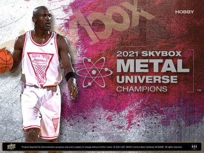 2021 Upper Deck Skybox Metal Universe Champions Hobby Box - Columbia Hobby - Sports Card Boxes - Toploaders - Card Savers