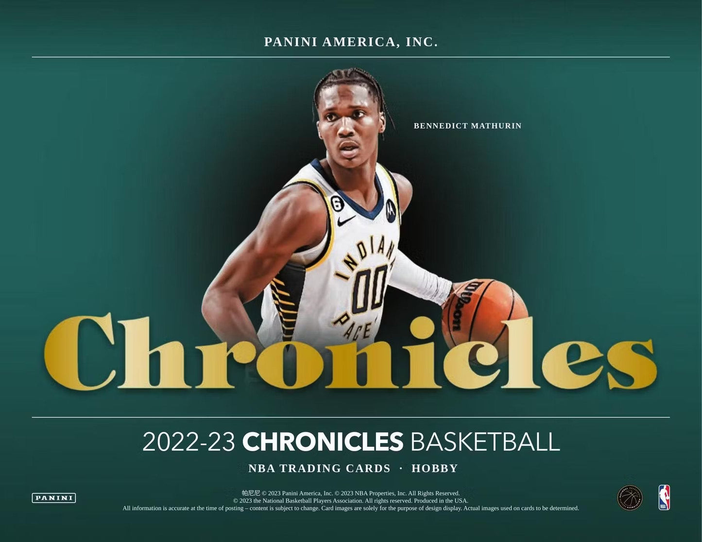 2022 - 23 Panini Chronicles Basketball Hobby Box - Columbia Hobby - Sports Card Boxes - Toploaders - Card Savers