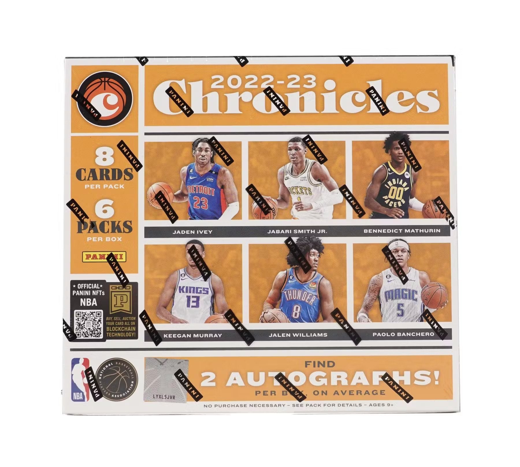 2022 - 23 Panini Chronicles Basketball Hobby Box - Columbia Hobby - Sports Card Boxes - Toploaders - Card Savers