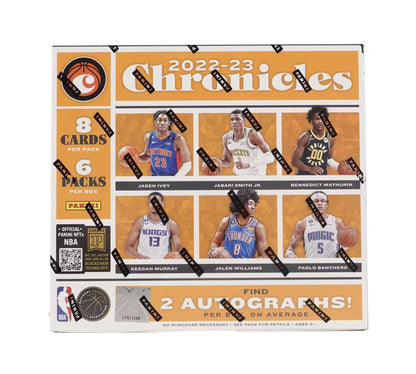 2022 - 23 Panini Chronicles Basketball Hobby Box - Columbia Hobby - Sports Card Boxes - Toploaders - Card Savers