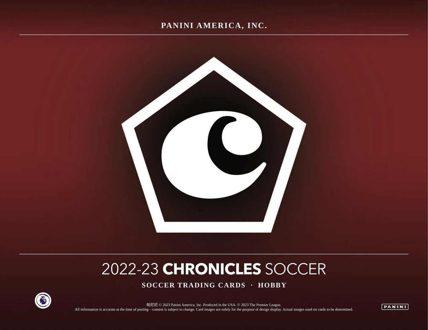 2022 - 23 Panini Chronicles Soccer Hobby Box - Columbia Hobby - Sports Card Boxes - Toploaders - Card Savers
