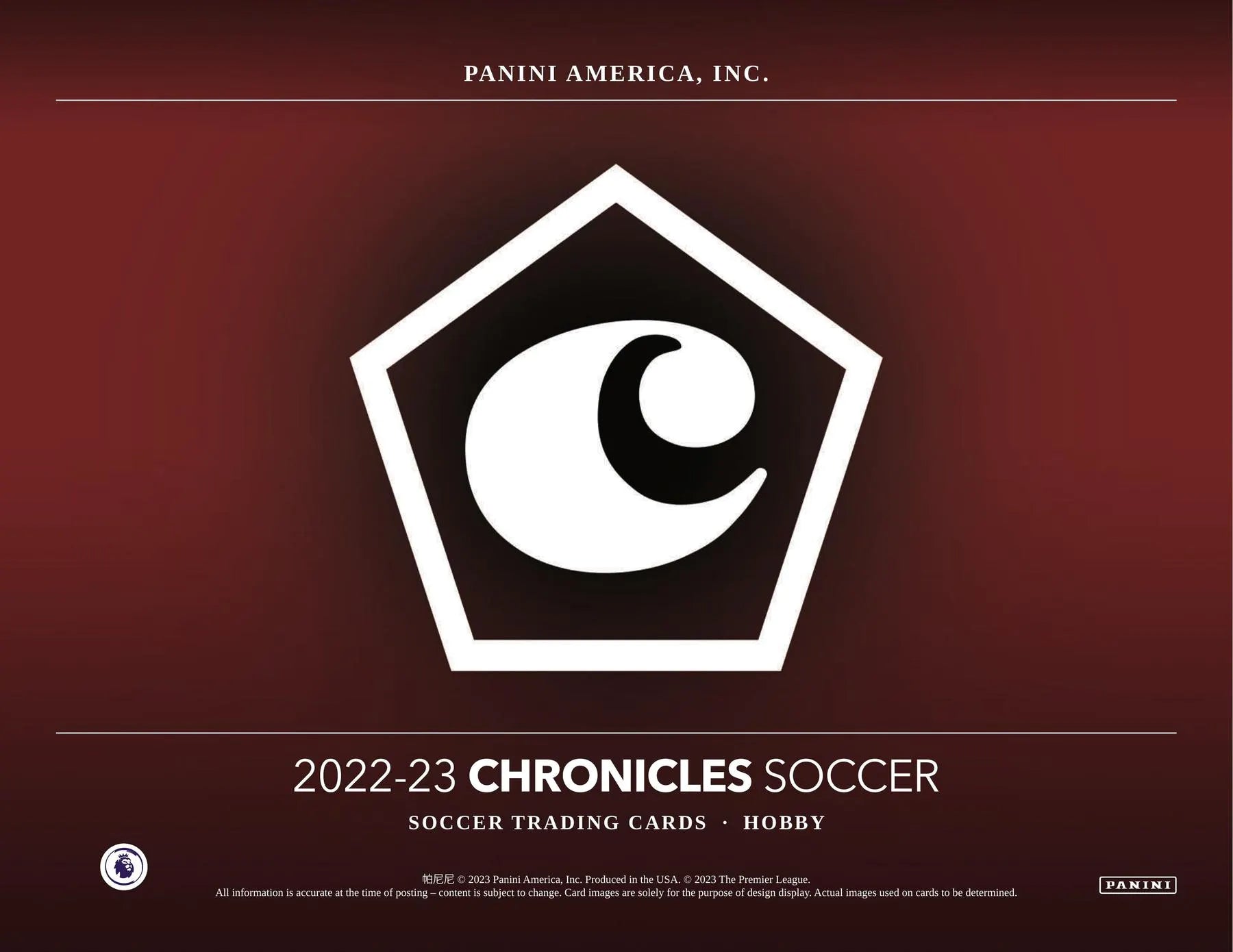 2022 - 23 Panini Chronicles Soccer Hobby Box - Columbia Hobby - Sports Card Boxes - Toploaders - Card Savers