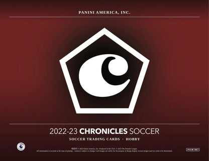 2022 - 23 Panini Chronicles Soccer Hobby Box - Columbia Hobby - Sports Card Boxes - Toploaders - Card Savers